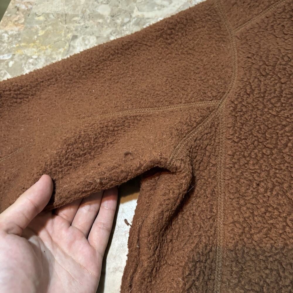 Patagonia Retro Pile Hoodie Womens XL Brown Full Zip Tech Face Hoody 22805 - Picture 3 of 9
